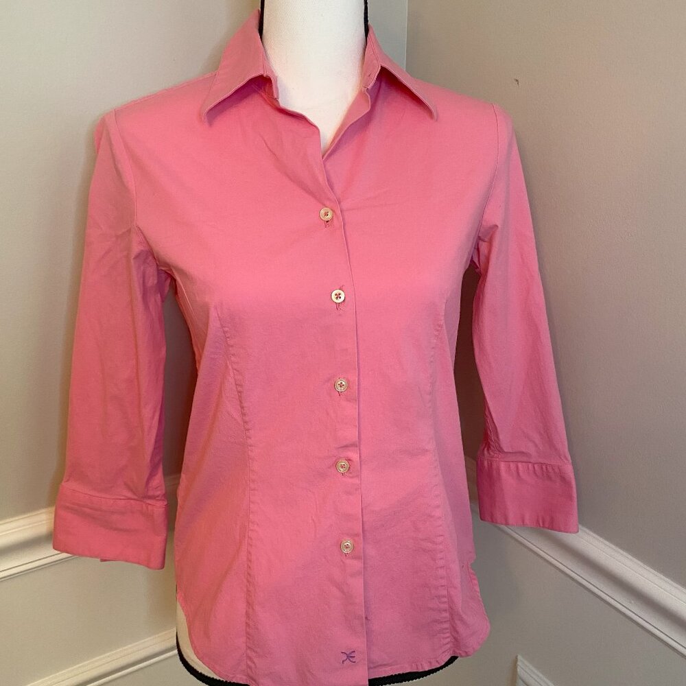 Perry Ellis Pink Dress Shirt size 4